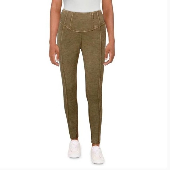 Free People Pants - 𝅺NWT Free People Movement Hybrid Legging Green Seamed High Waist Pull On Yoga M